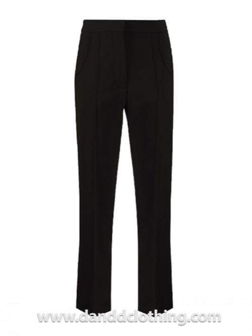 Black Classic Office Pants-AFRICAN WEAR FOR WOMEN,Black,Female trousers,Trousers