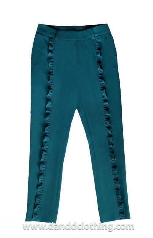 Green African Pants Butterfly Plain-AFRICAN WEAR FOR WOMEN,Female trousers,Green,Trousers