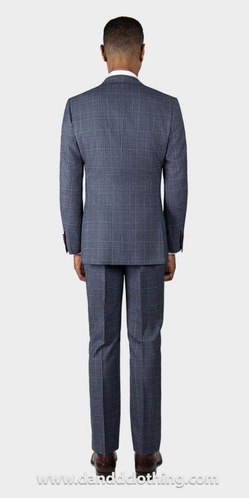 Shale Color Clothes Shale Blue Glen Suit – D&D Clothing