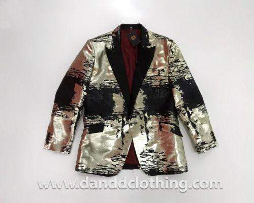 Gold and Black Classy Jacket-African Wear for Men,Jackets,Men Jackets