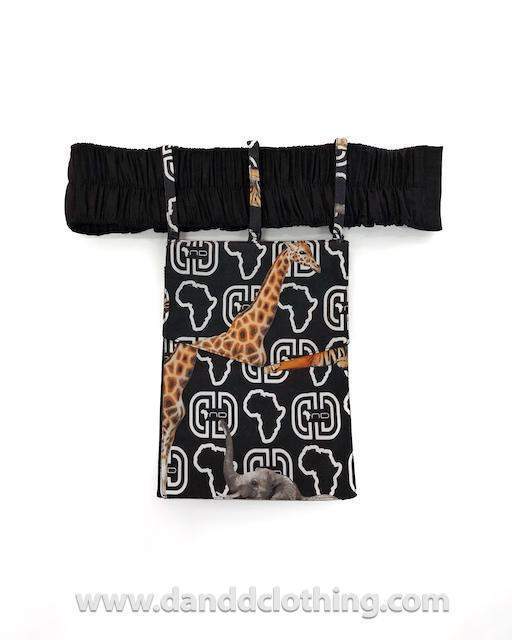 D&D Stylish Waist Bag-African Bags,African Fashion Accessories,Black