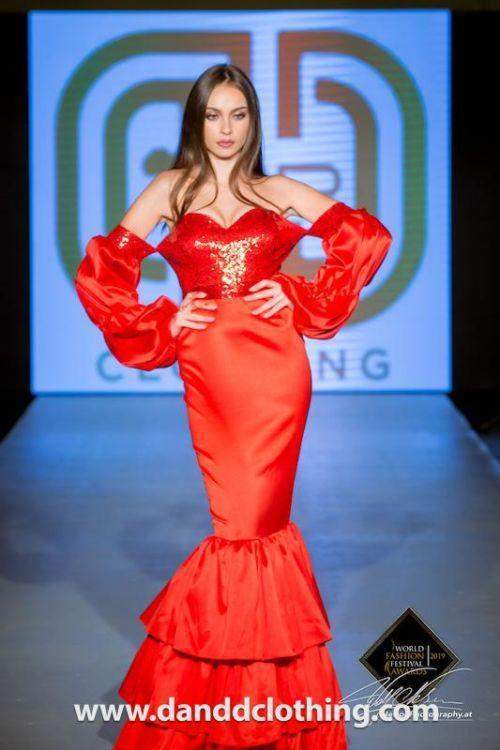 D&D Red Carpet Red Sexy Dress-Classic Elegant Gowns,Evening Dresses,Long,Red