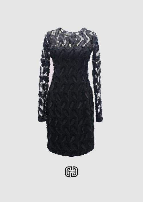 Romantic Black Occasional Dress-AFRICAN WEAR FOR WOMEN,Dresses,import_2021_04_28_102813