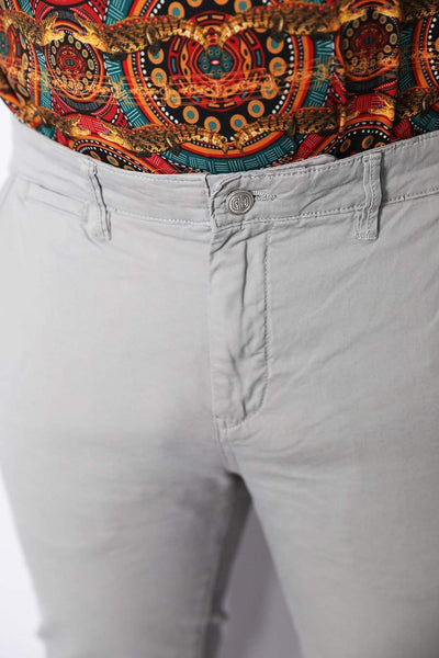 African Grey Chinos-danddclothing-African Wear for Men,Grey,Men Trousers