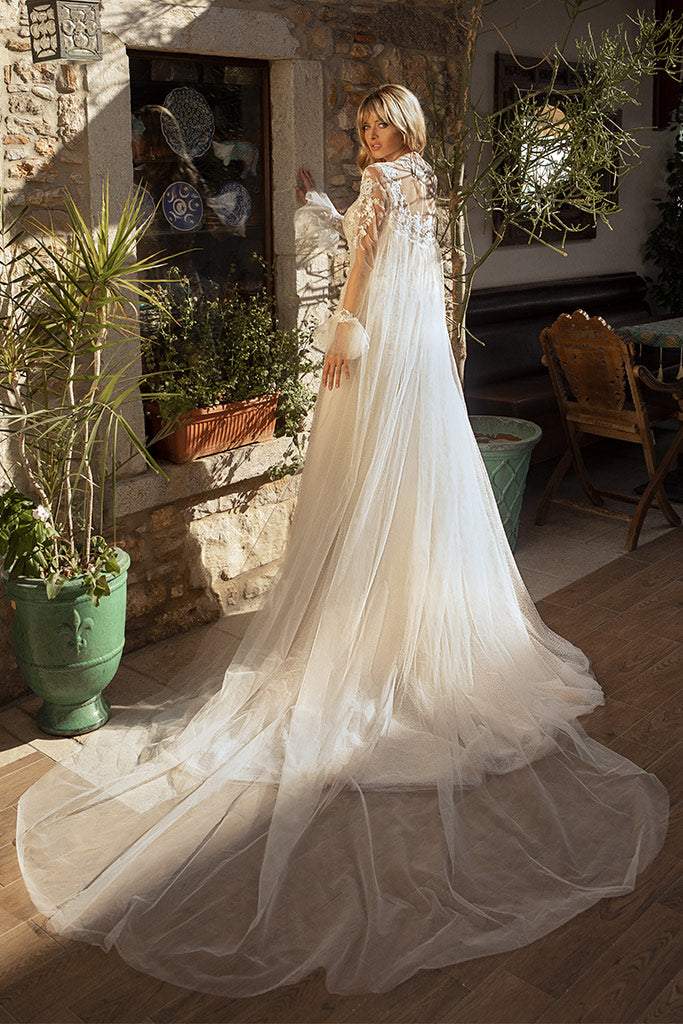 Linen White Wedding Dress| Wedding Gowns S / White / Lace Linen White Wedding Dress| Wedding Gowns S / White / Lace