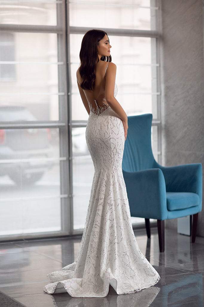 Breathtaking White Wedding Dress| Wedding Gowns XXXL / White / Lace Breathtaking White Wedding Dress| Wedding Gowns XXXL / White / Lace