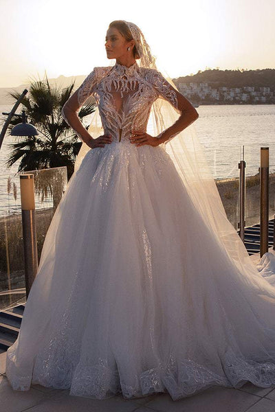Pearl White Wedding Dress | Wedding Gowns S / White / Lace Pearl White Wedding Dress | Wedding Gowns S / White / Lace