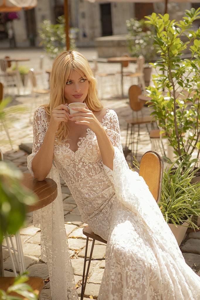 Venetian Yellow Wedding Dress