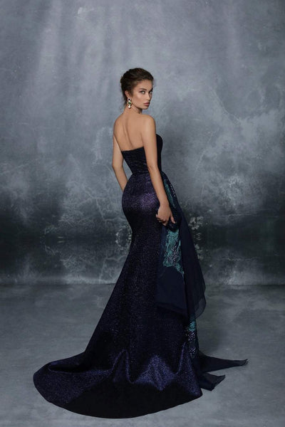 Aroura Black Evening Dress-danddclothing-Classic Elegant Gowns,Evening Dresses,Long
