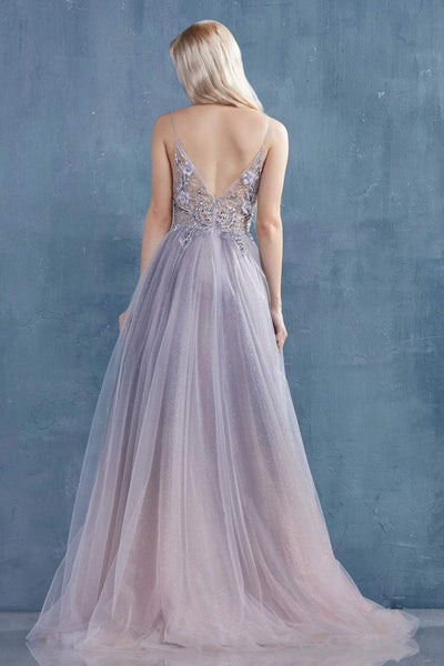 Cob Blue Evening Dress-danddclothing-Classic Elegant Gowns,Evening Dresses,Long