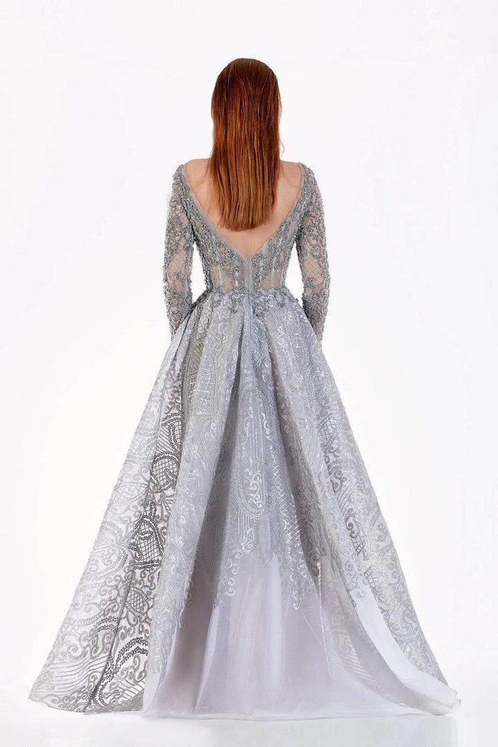 Gold Silver Evening Dress| Evening Dresses XXXL / Silver / Satin Gold Silver Evening Dress| Evening Dresses XXXL / Silver / Satin