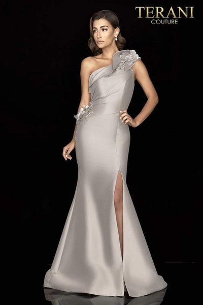 God Grey Evening Dress-danddclothing-Classic Elegant Gowns,Evening Dresses,Long