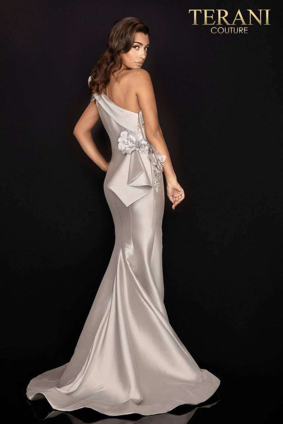 God Grey Evening Dress-danddclothing-Classic Elegant Gowns,Evening Dresses,Long