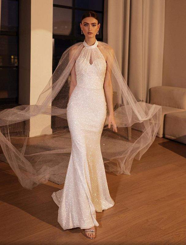 Shim White Wedding Dress| Wedding Gowns MADE TO MEASURE / White / Lace