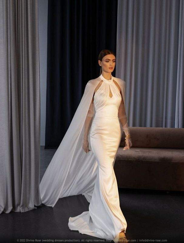 Cube Sugar White Wedding Dress| Wedding Gowns M / White / Satin Cube Sugar White Wedding Dress| Wedding Gowns M / White / Satin