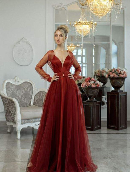 Moon Stone Red Evening Dress| Latest Evening Dresses XL / Red / Lace Moon Stone Red Evening Dress| Latest Evening Dresses XL / Red / Lace