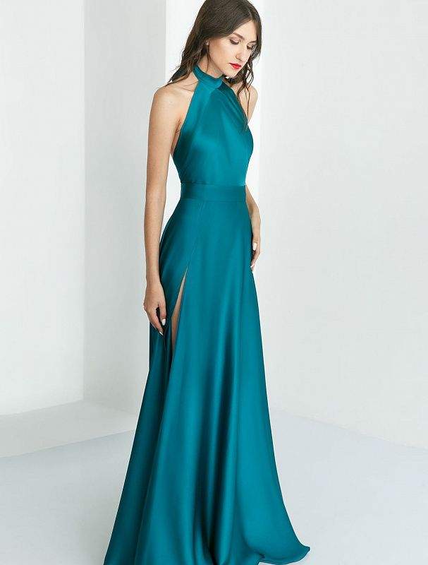 Hereford Green Evening Dress-danddclothing-Classic Elegant Gowns,Evening Dresses,Long