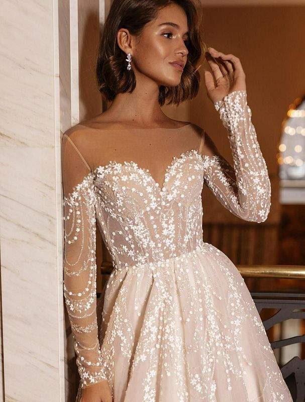 Thistledown White Wedding Dress| Wedding Gowns S / White / Lace Thistledown White Wedding Dress| Wedding Gowns S / White / Lace
