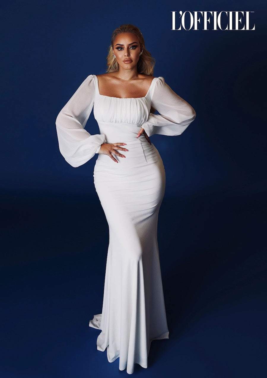 Candy White Evening Dress