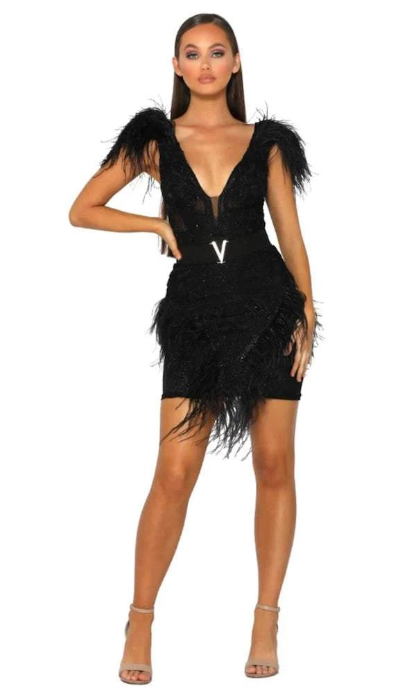 Cheapest Black Evening Dress| Evening Dresses – D&D Clothing