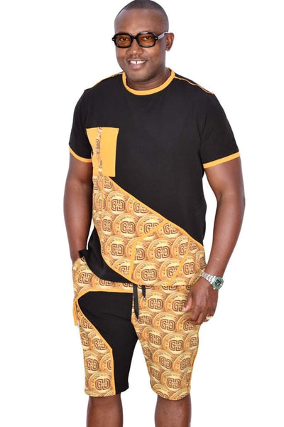 African Native Nigerian Ankara Yellow-danddclothing-African Wear for Men,FEATURED,Traditionals