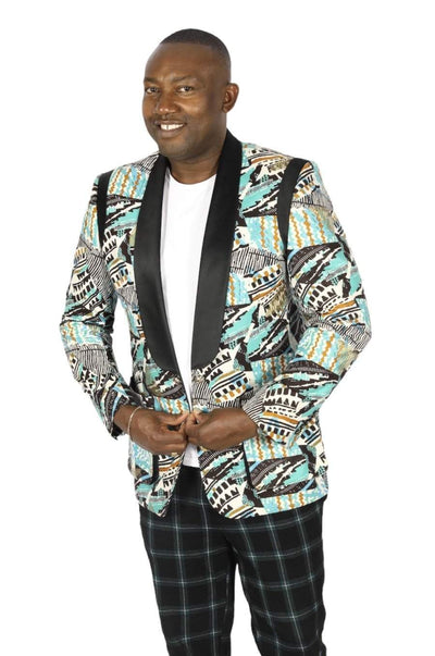 African Kitenge Jacket for Men-danddclothing-African Wear for Men,Jackets,Men Jackets,Pink