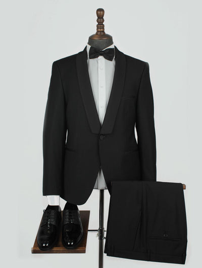Black wedding Bespoke Men Suit Tailored