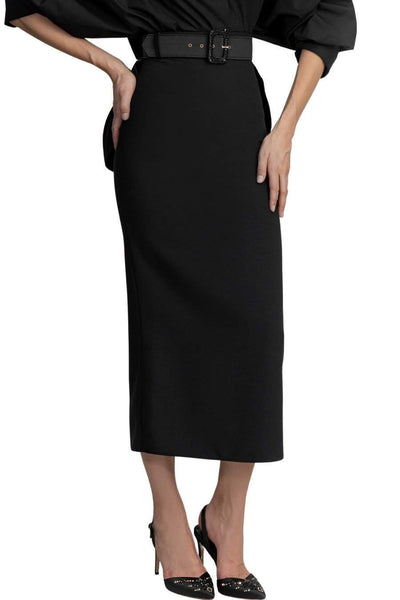 Office Black Skirt-danddclothing-AFRICAN WEAR FOR WOMEN,black,Skirts