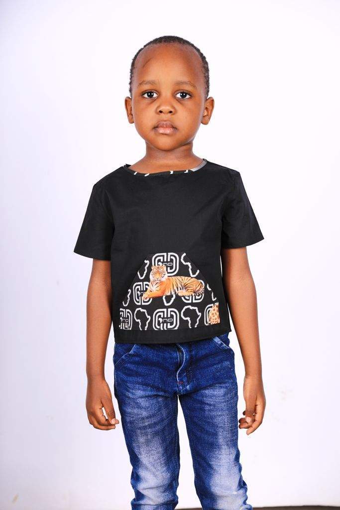 Boys African T-shirt Animals-danddclothing-Kids