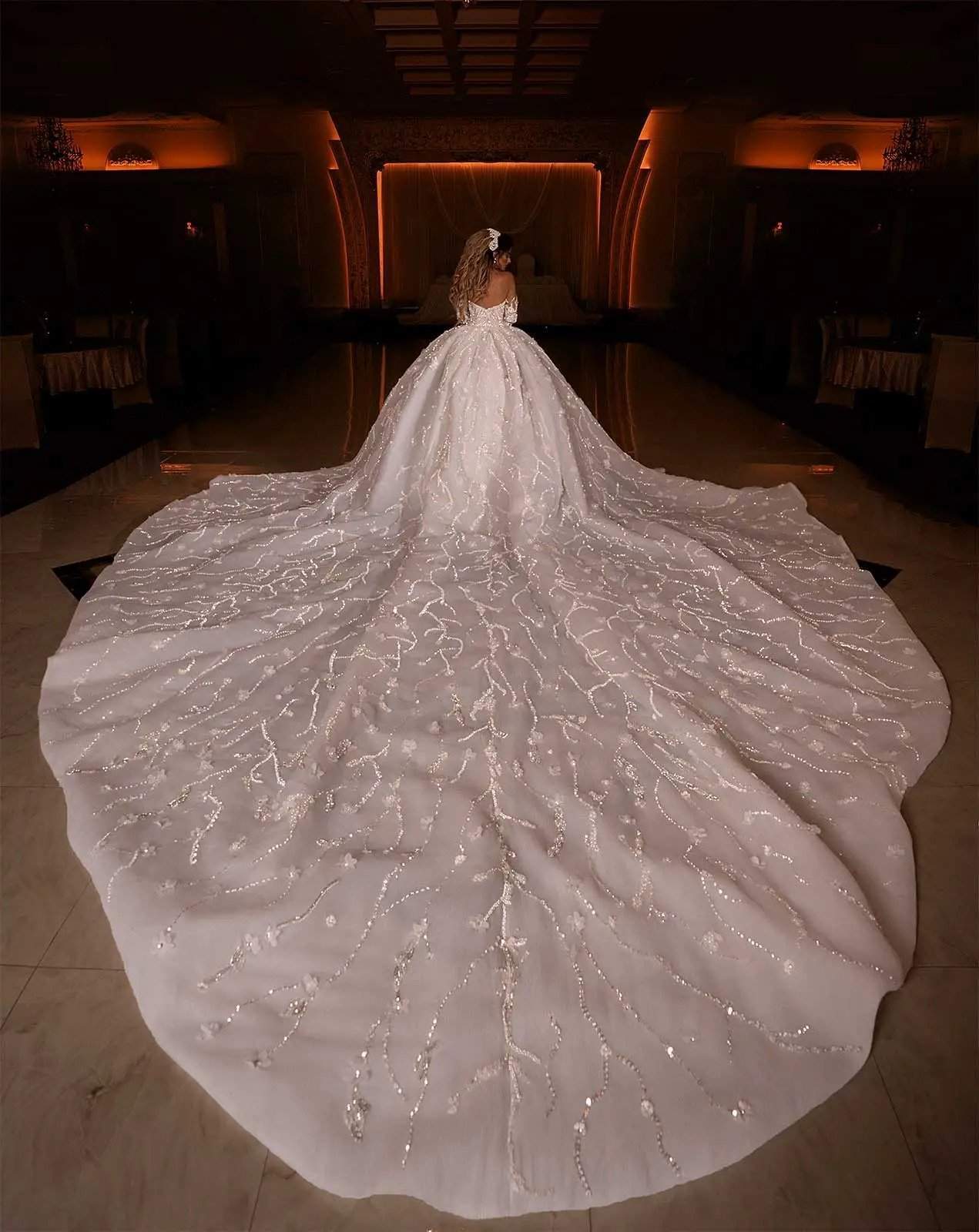 Bridal Ball Gown & Elegant Wedding Dress L Bridal Ball Gown & Elegant Wedding Dress L