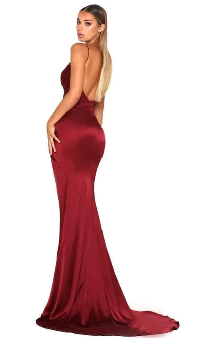 Ready Red Evening Dress-danddclothing-Classic Elegant Gowns,Evening Dresses,Long