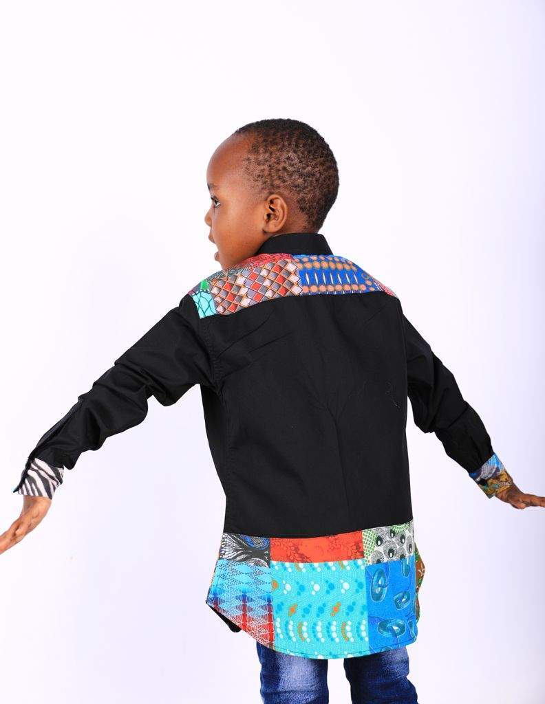Boy’s African Shirt Ankara-danddclothing-Kids
