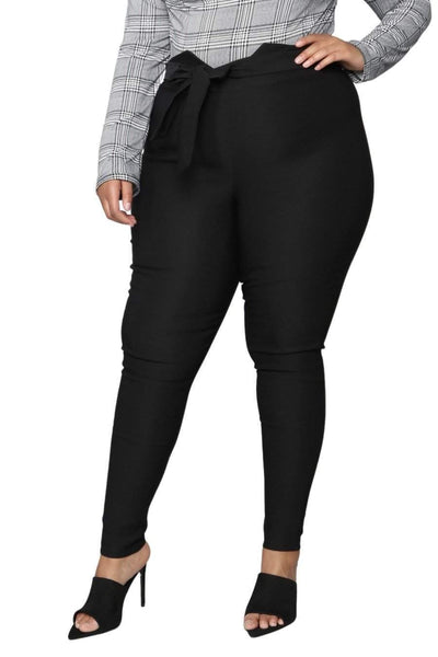Black Classic Office Pants-danddclothing-AFRICAN WEAR FOR WOMEN,Black,Female trousers,Trousers