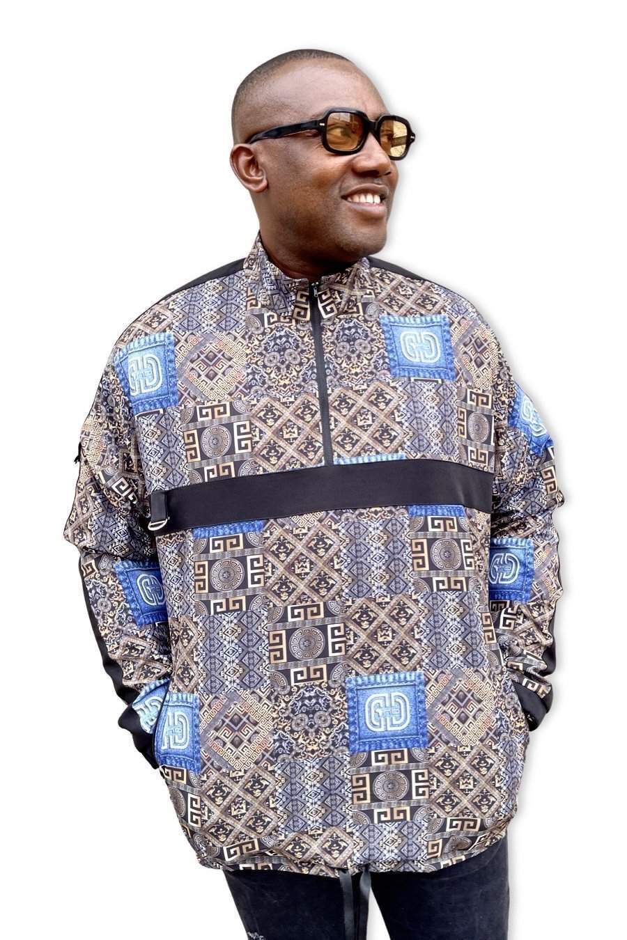 African Bomber Jacket For Men-danddclothing-African Wear for Men,FEATURED,Men Jackets,Multicolor