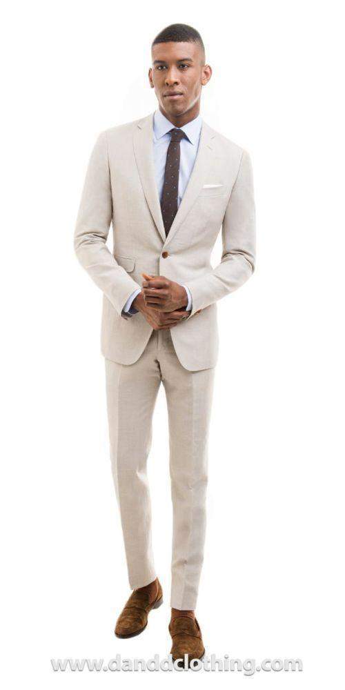 Light Beige Suit-African Wear for Men,Classic Men Suits,Classic Suits,White