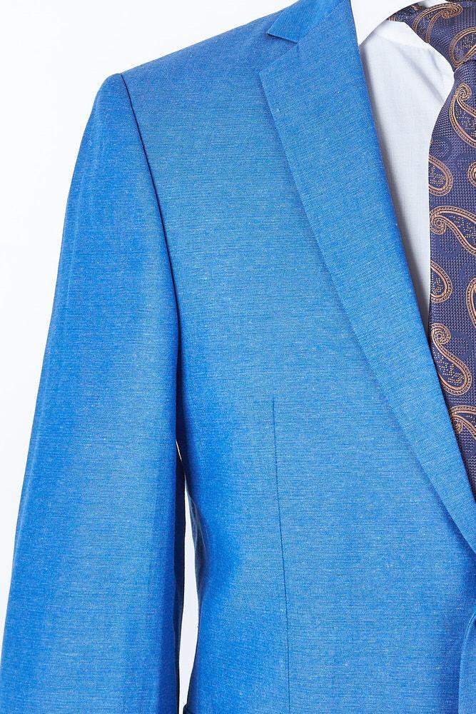 Sam Suit Blue Linen Suit-danddclothing-African Wear for Men,Linen Suit,maroon