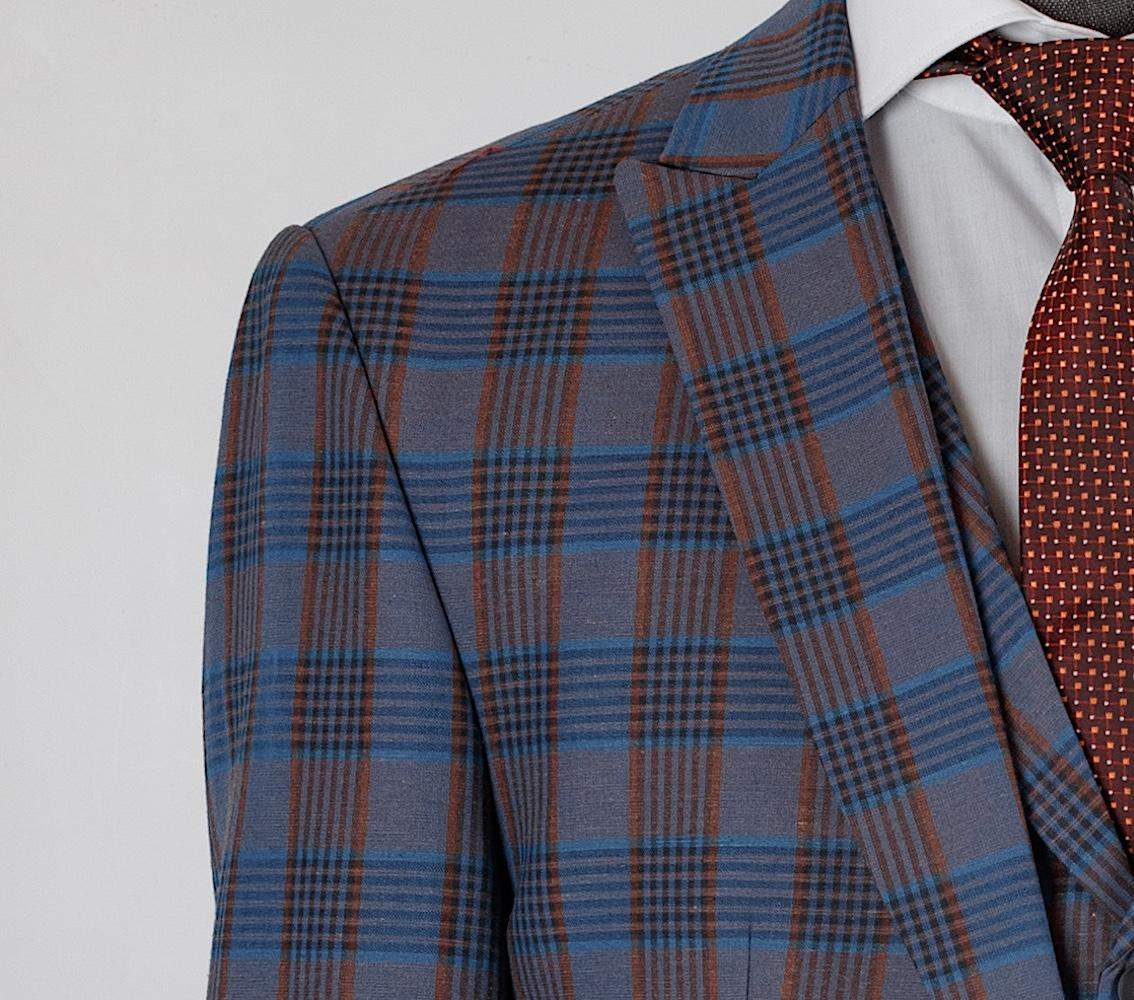 Pace Ivory Linen Suit-danddclothing-African Wear for Men,Linen Suit,maroon