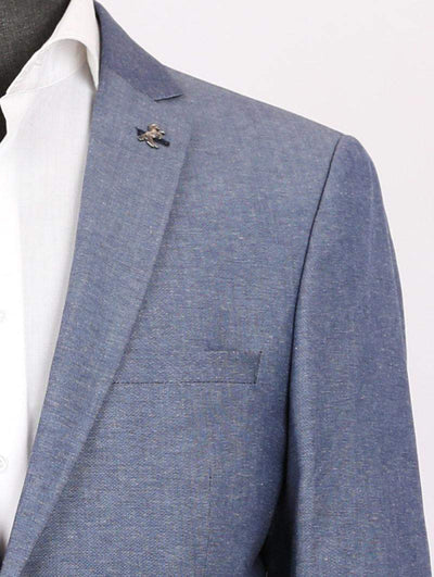 Aristo Blue Linen Suit-danddclothing-African Wear for Men,Linen Suit,maroon