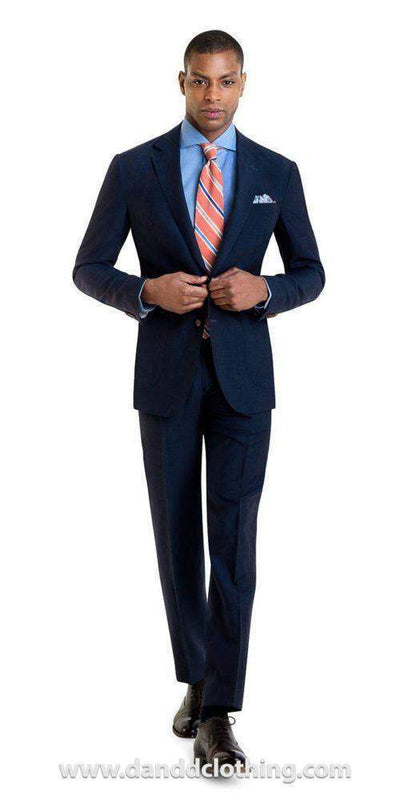 Marine Blue African Suit-African Wear for Men,Classic Men Suits,Classic Suits