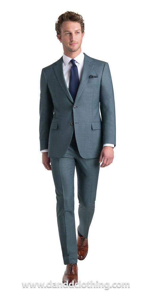 Teal Birdseye Suit-African Wear for Men,Classic Men Suits,Classic Suits,Grey