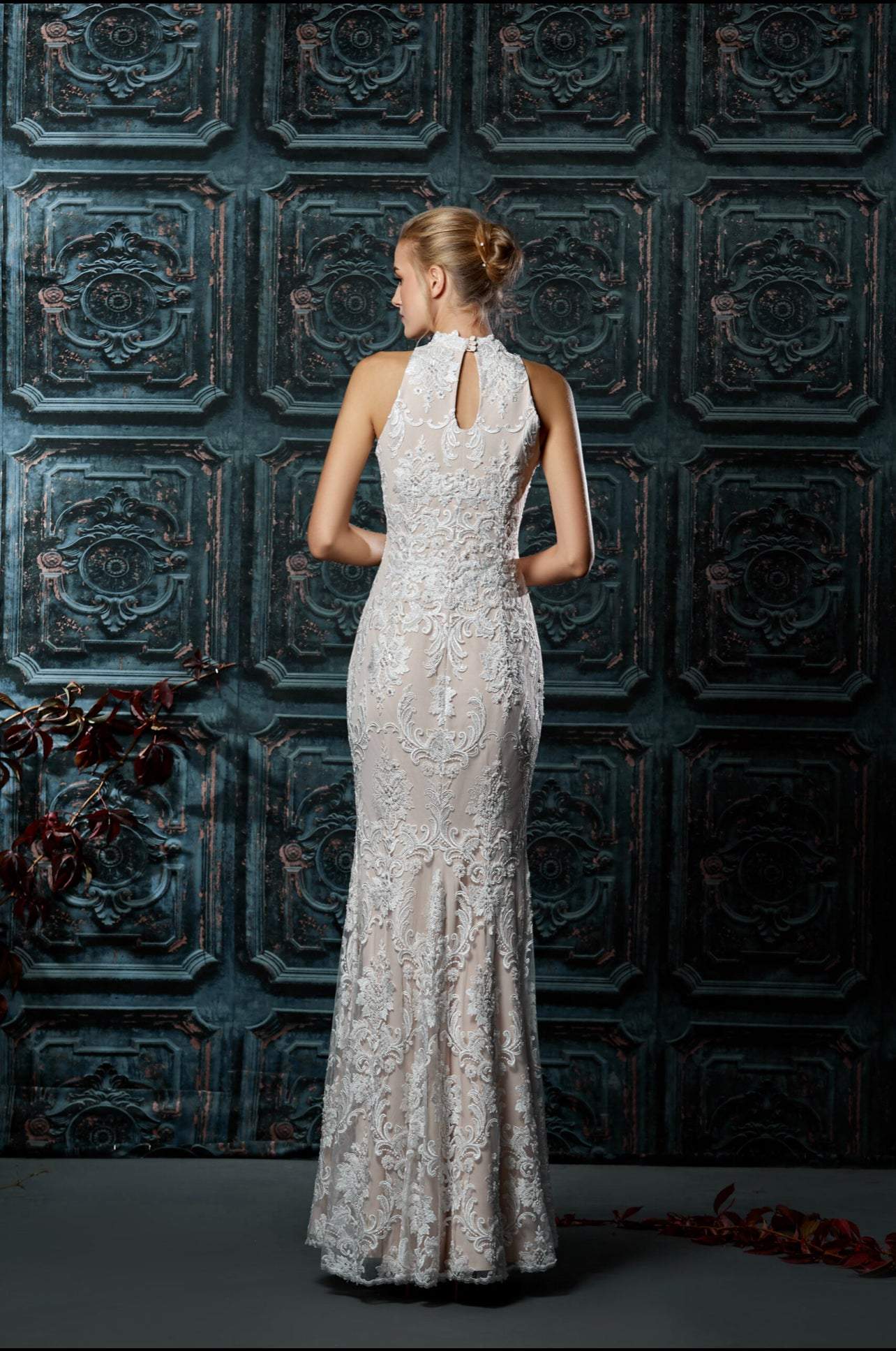 Crystal White Wedding Dress-danddclothing-Classic Elegant Gowns,Detachable,Royal Wedding Dresses,White