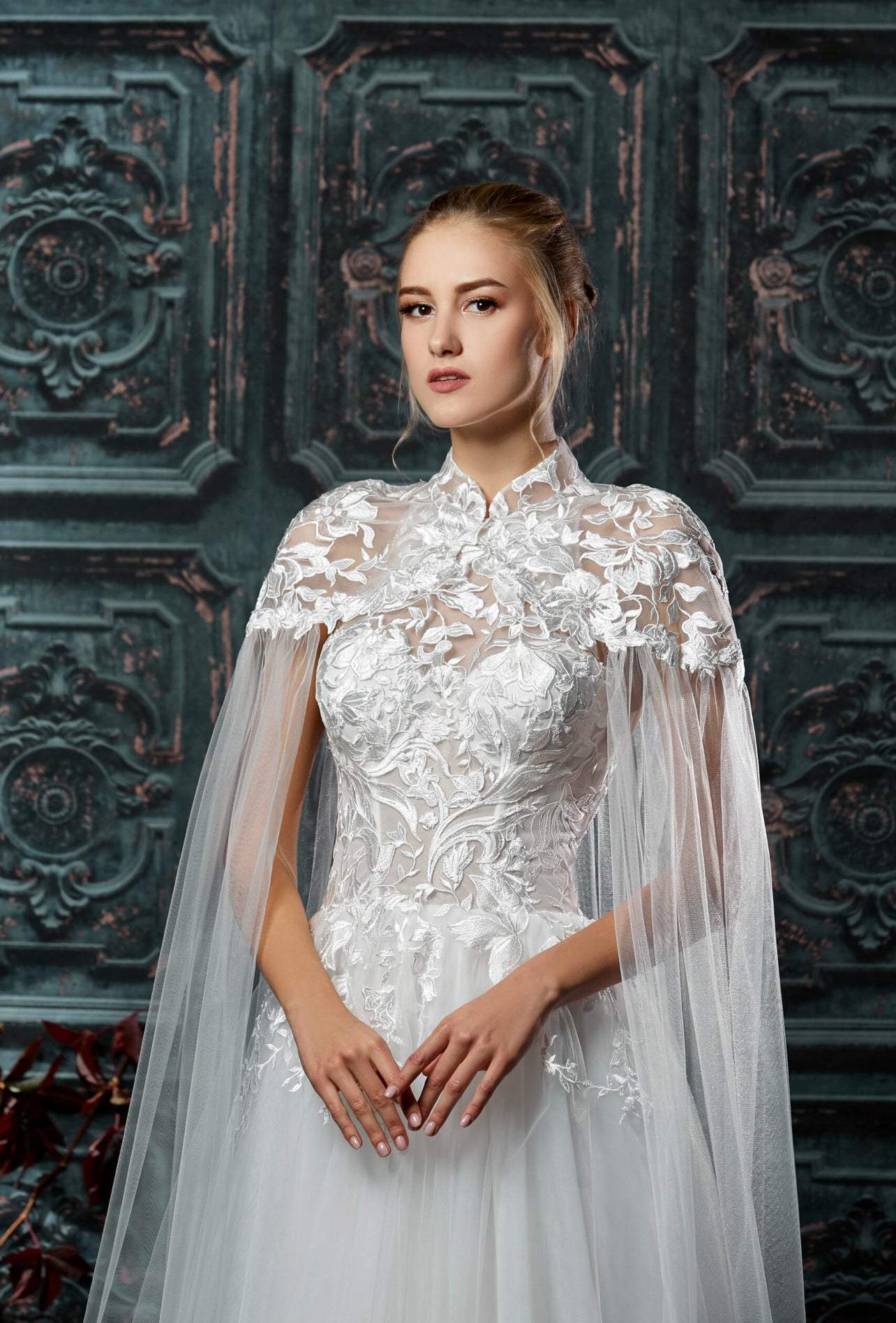 Tin White Wedding Dress-danddclothing-A-line,Classic Elegant Gowns,Royal Wedding Dresses,White