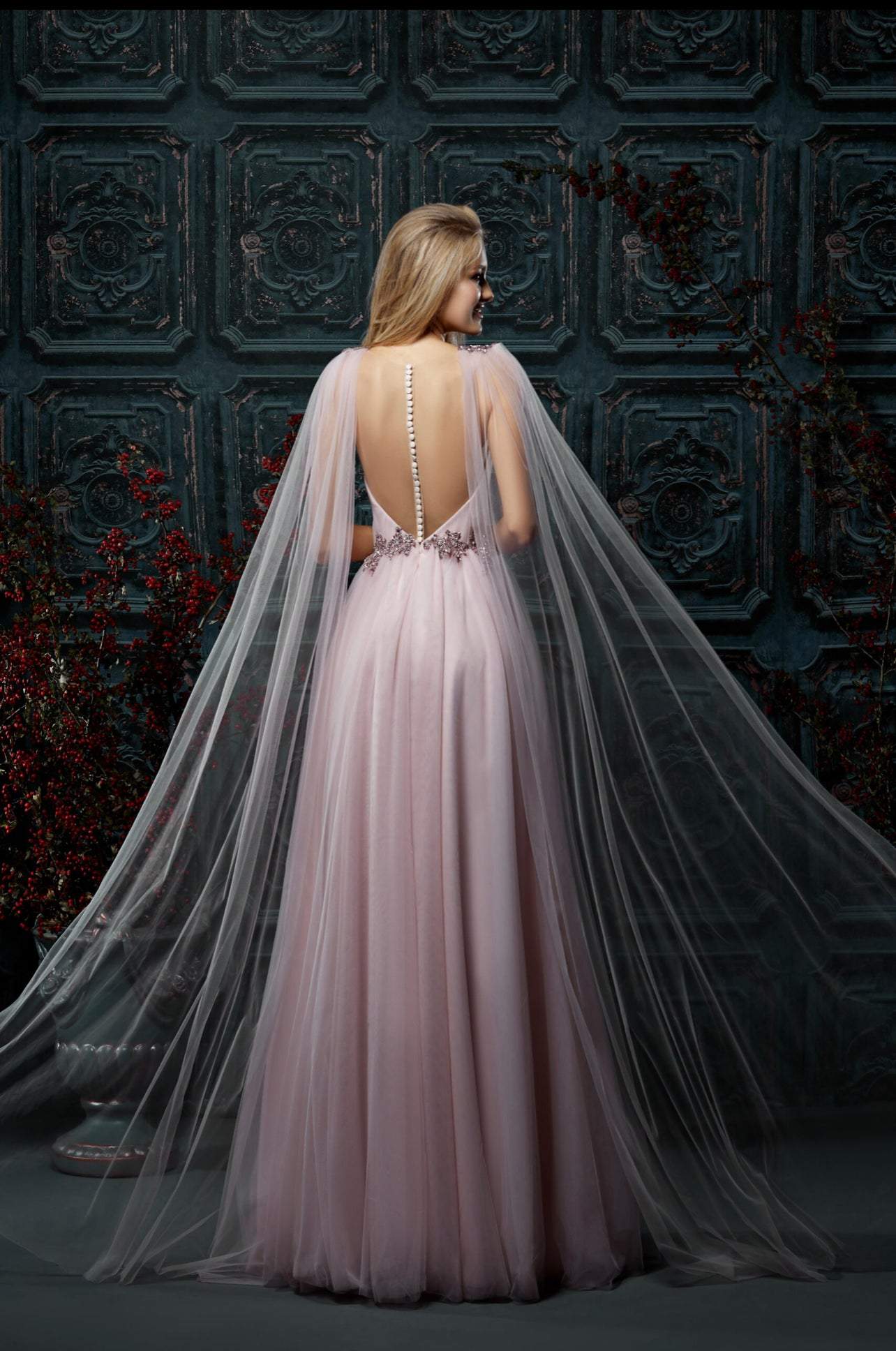 Pine Pink Wedding Dress| Wedding Gowns XXXL / Pink / Satin Pine Pink Wedding Dress| Wedding Gowns XXXL / Pink / Satin