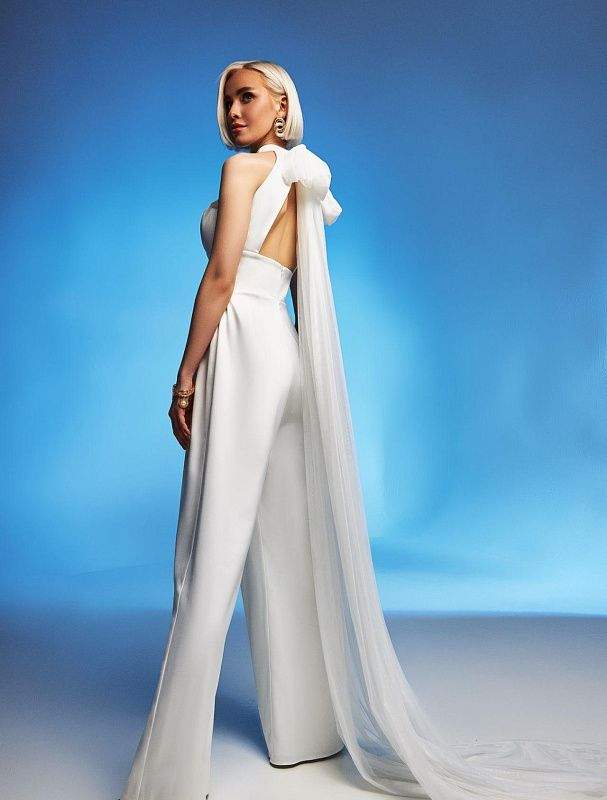 Mag White Wedding Dress-danddclothing-Classic Elegant Gowns,Jumpsuits,Royal Wedding Dresses,White