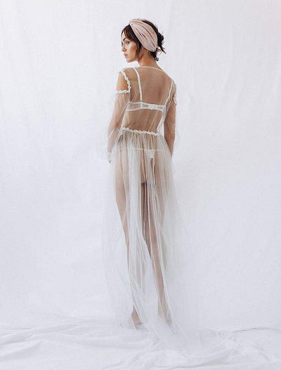 Sex on the beach White Wedding Dress-danddclothing-Nightgown